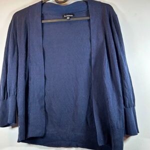 Le Chateau - Women's Open-Front Cardigan (Navy)